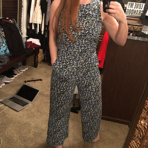 Michael Kors floral cropped jumpsuit - Picture 5 of 5